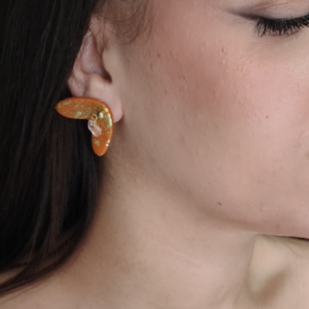 Butterfly Quarzo Fragola, Orecchini