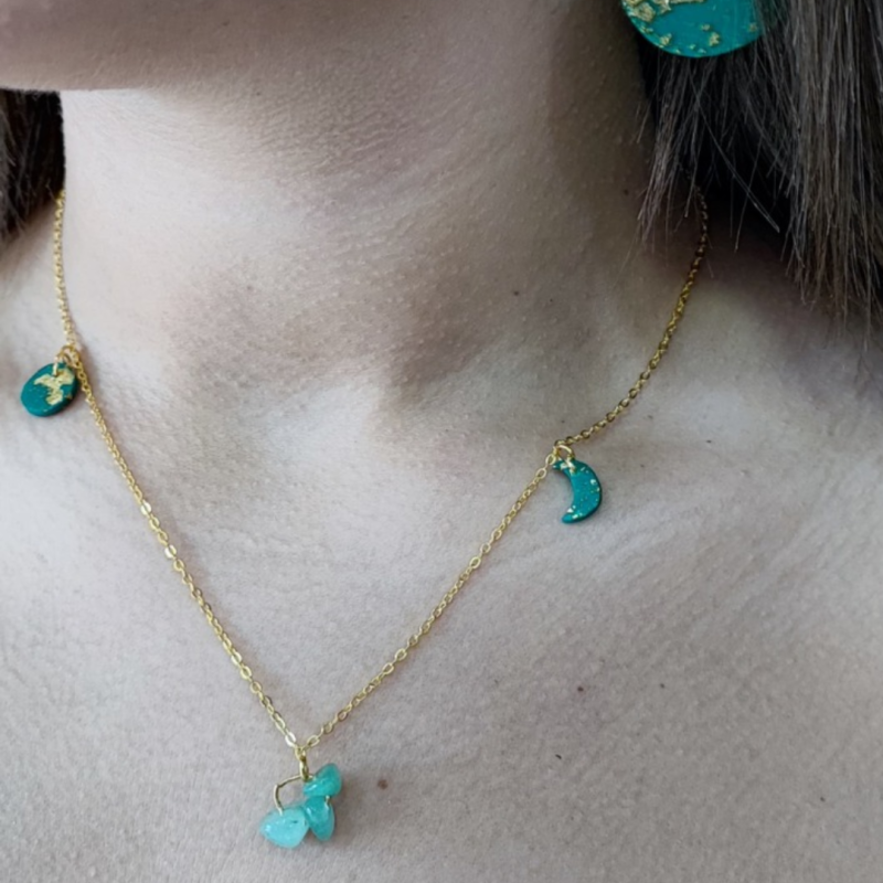 Moon avventurina, collana