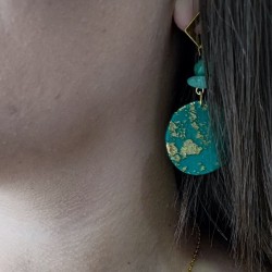 Moon avventurina, orecchini