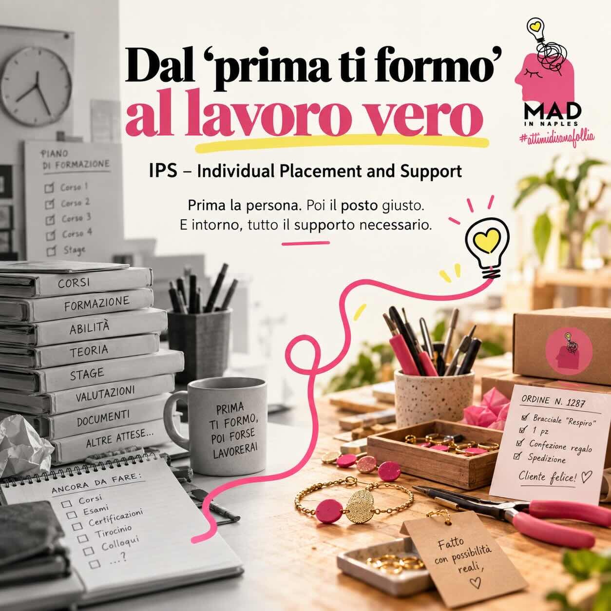 IPS – Individual Placement and Support: quando il lavoro non arriva alla fine del percorso, ma diventa parte del percorso